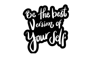 Be The Best Version Of Yourself Sticker PNG