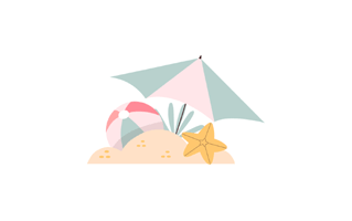 Beach Free Sticker PNG