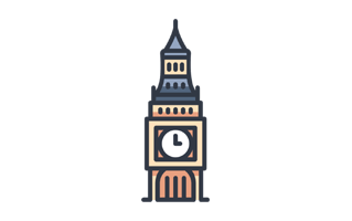 Big Ben Free Sticker PNG