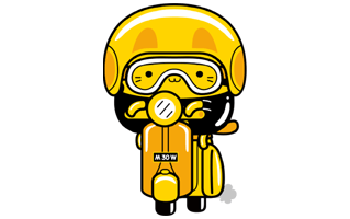 Biker Free Sticker PNG