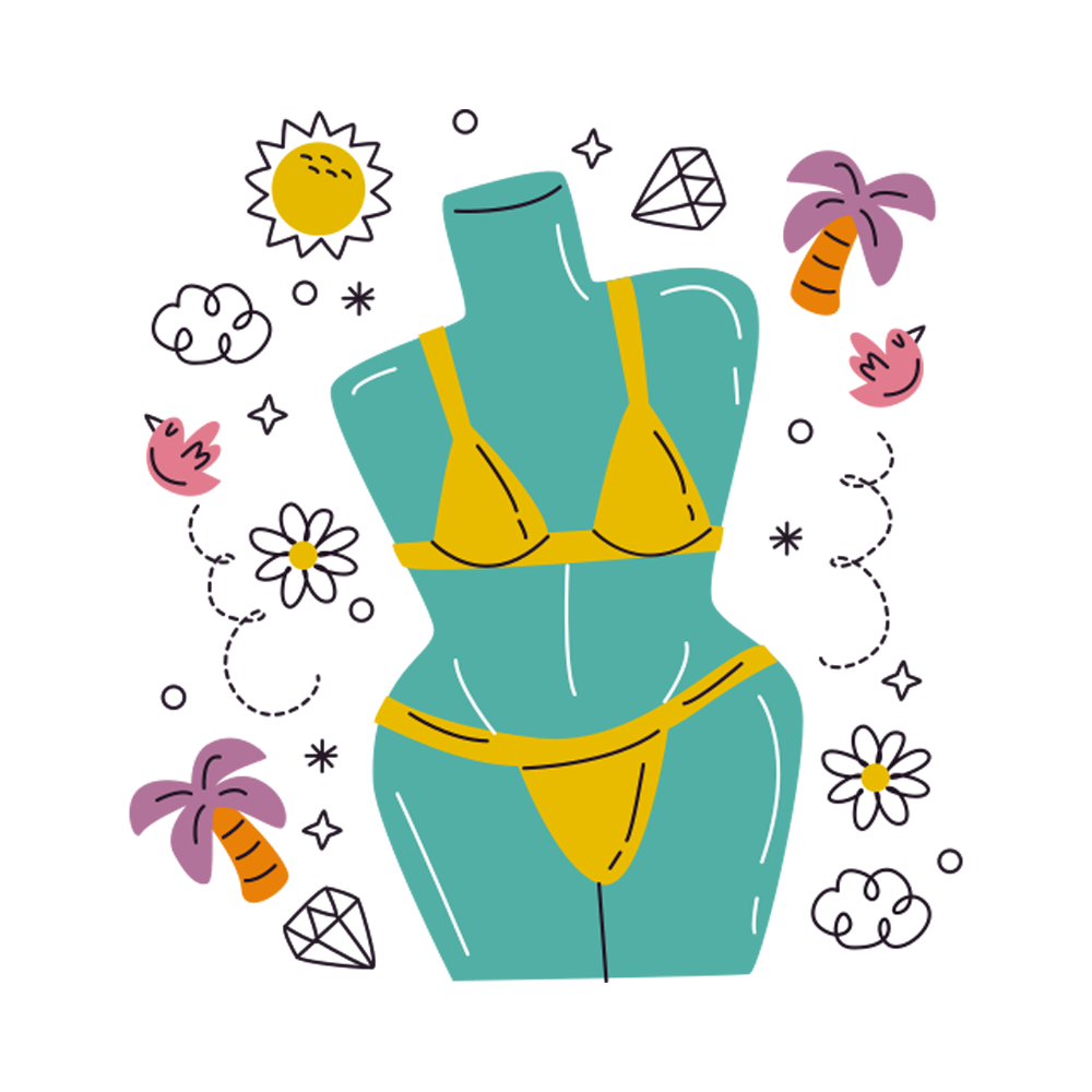 Swimsuit Free Sticker Transparent Clipart