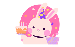Birthday And Party Sticker PNG
