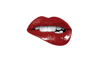 Biting Lip PNG
