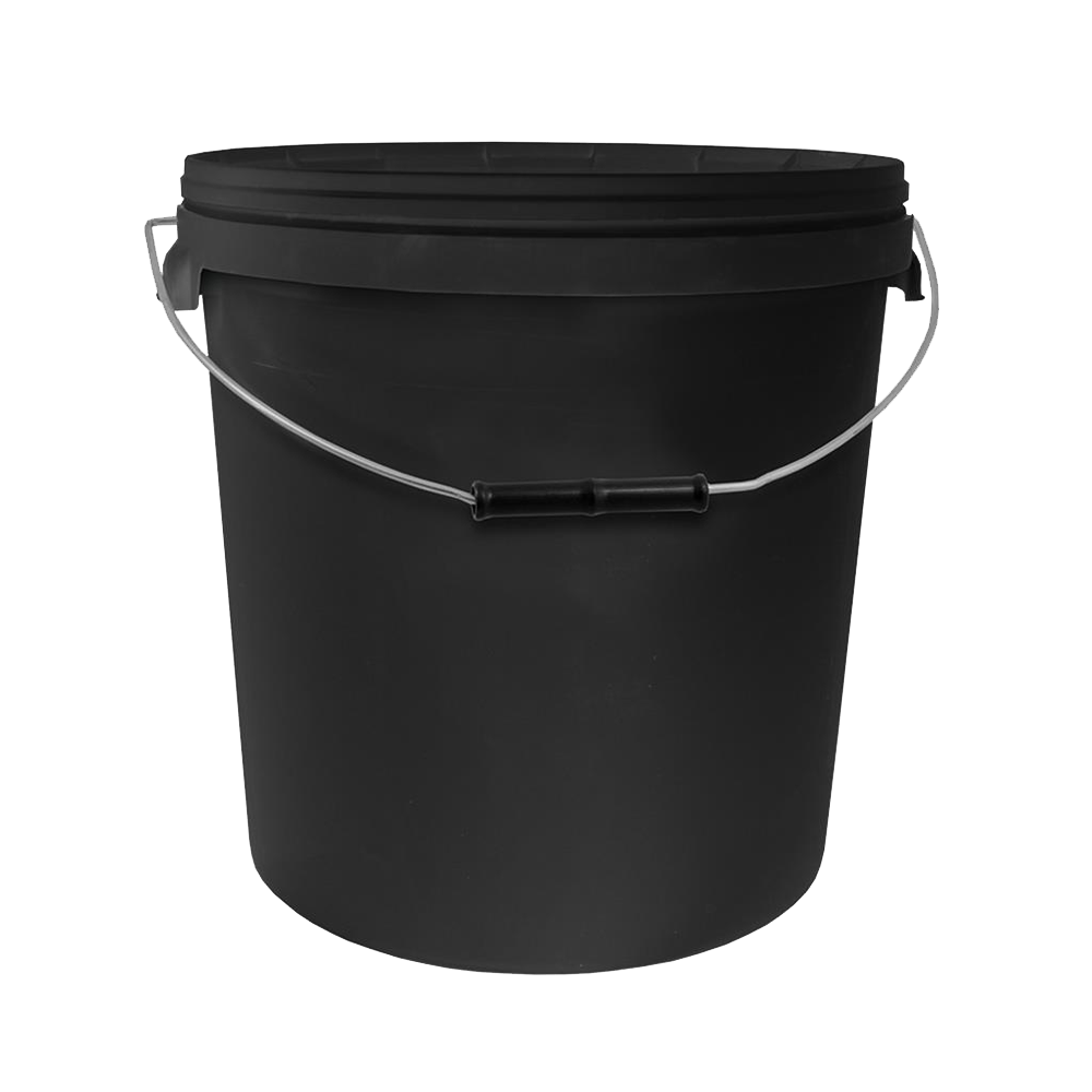 Black Bucket Transparent Image