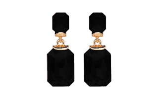 Black Earring PNG