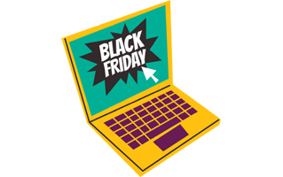 Black Friday Free Sticker PNG