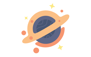 Black Hole Free Sticker PNG