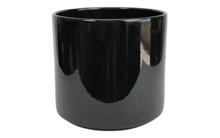 Black Plant Pot PNG