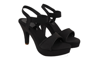 Black Sandal PNG