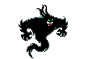 Black Shadow Ghost PNG
