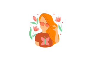 Blonde Free Sticker PNG