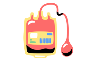 Blood Bag Sticker PNG