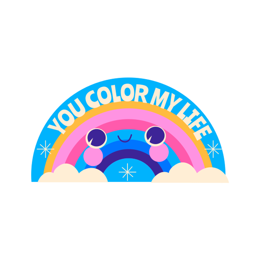 Bloom Yourself Sticker Transparent Gallery