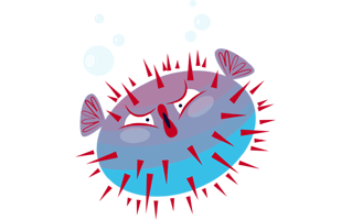 Blowfish Sticker PNG