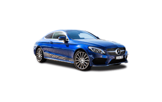 Blue Mercedes PNG