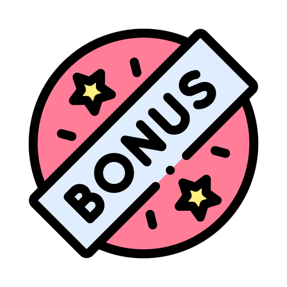Bonus Free Sticker Transparent Clipart