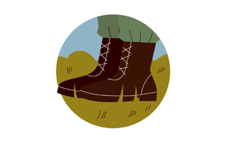 Bootees Sticker PNG