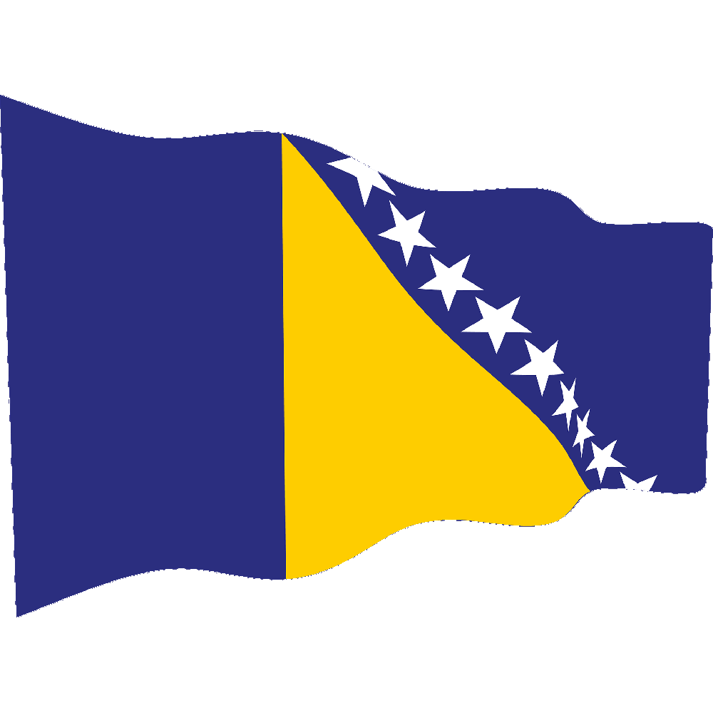 Bosnia And Herzegovina Flag Transparent Photo