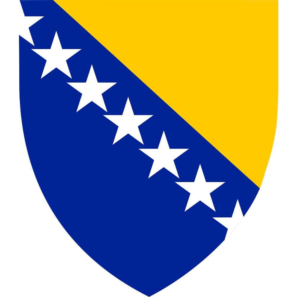 Bosnia And Herzegovina Flag Transparent Clipart