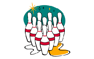 Bowling Pin Sticker PNG