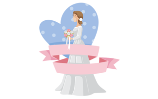 Bride Dress Sticker PNG