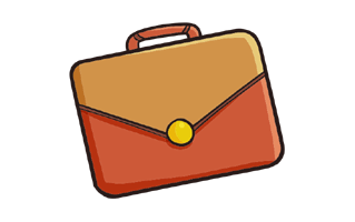 Briefcase Sticker PNG
