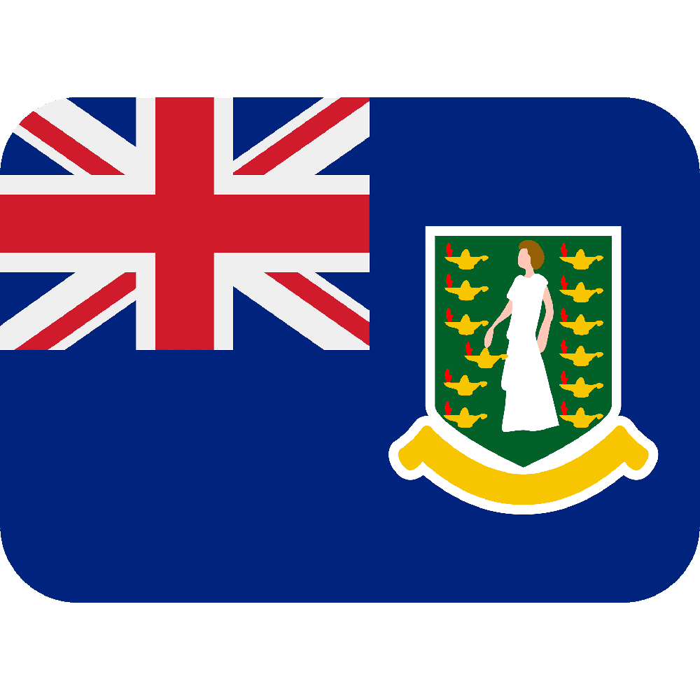 British Virgin Islands Flag Transparent Photo