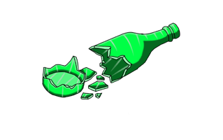 Broken Bottle PNG