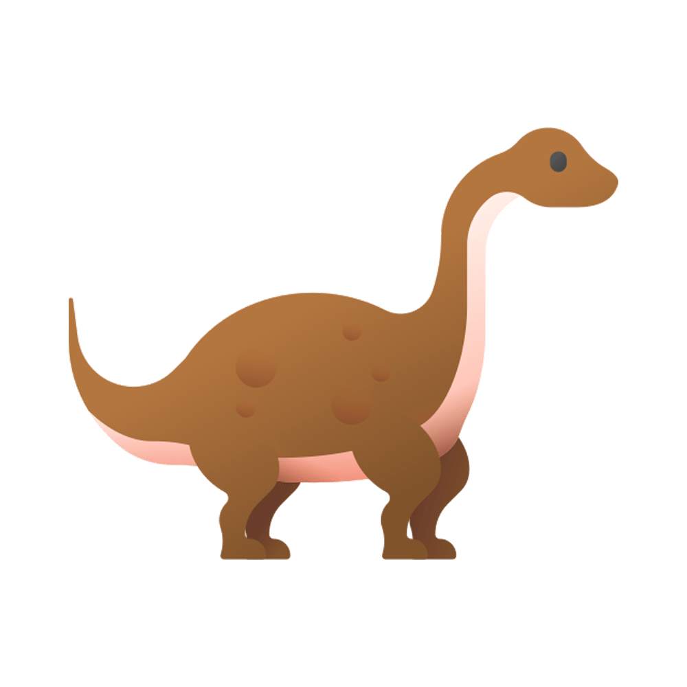 Brontosaurus Free Sticker Transparent Clipart