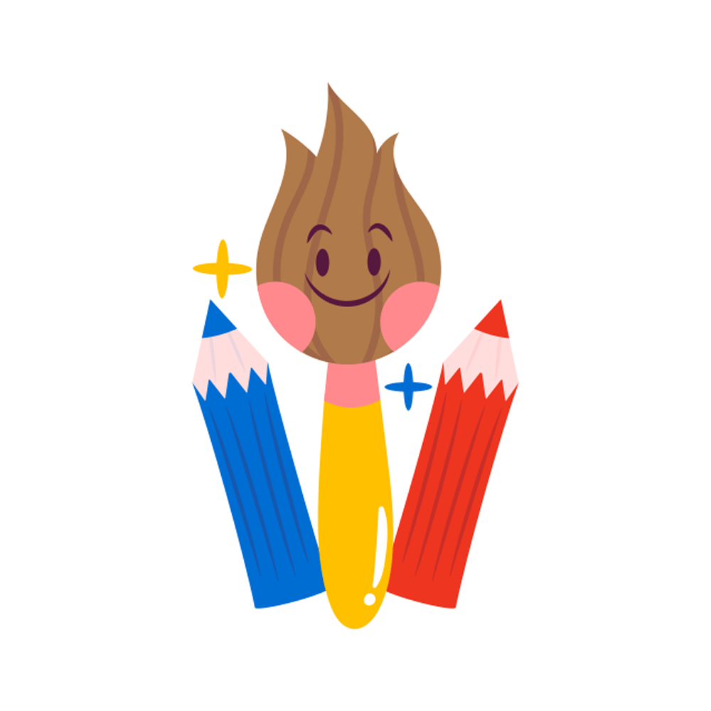 Brush Free Sticker Transparent Image