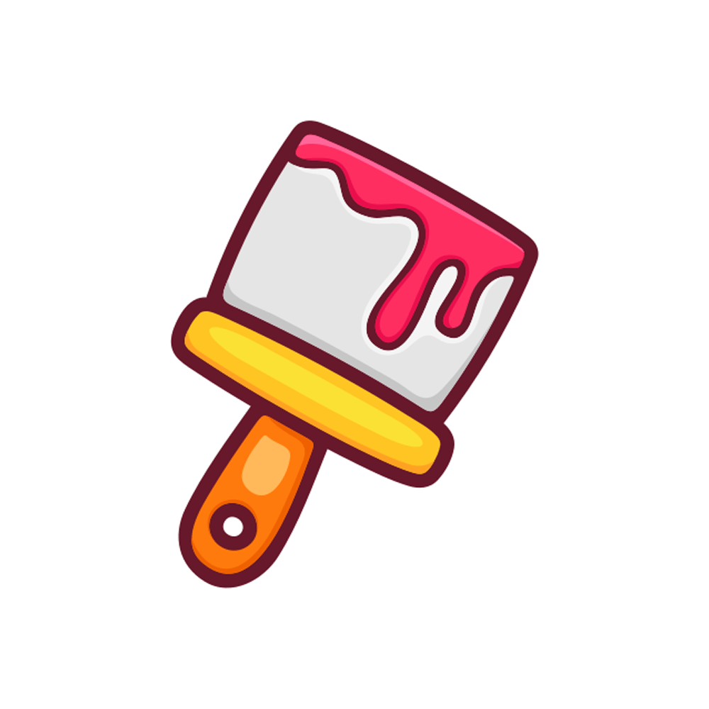 Brush Free Sticker Transparent Picture