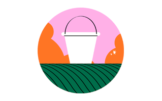 Bucket Sticker PNG