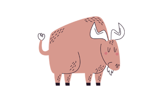 Buffalo Free Sticker PNG