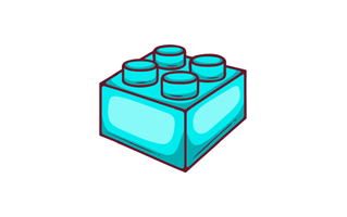 Building Block Sticker PNG