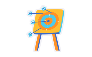 Bullseye Free Sticker PNG