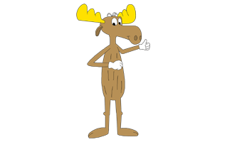 Bullwinkle J Moose PNG