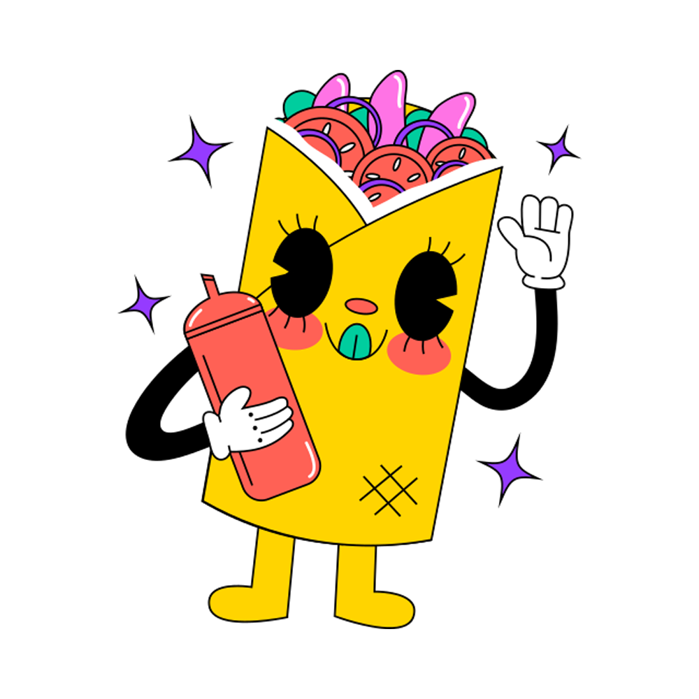 Burrito Free Sticker Transparent Image