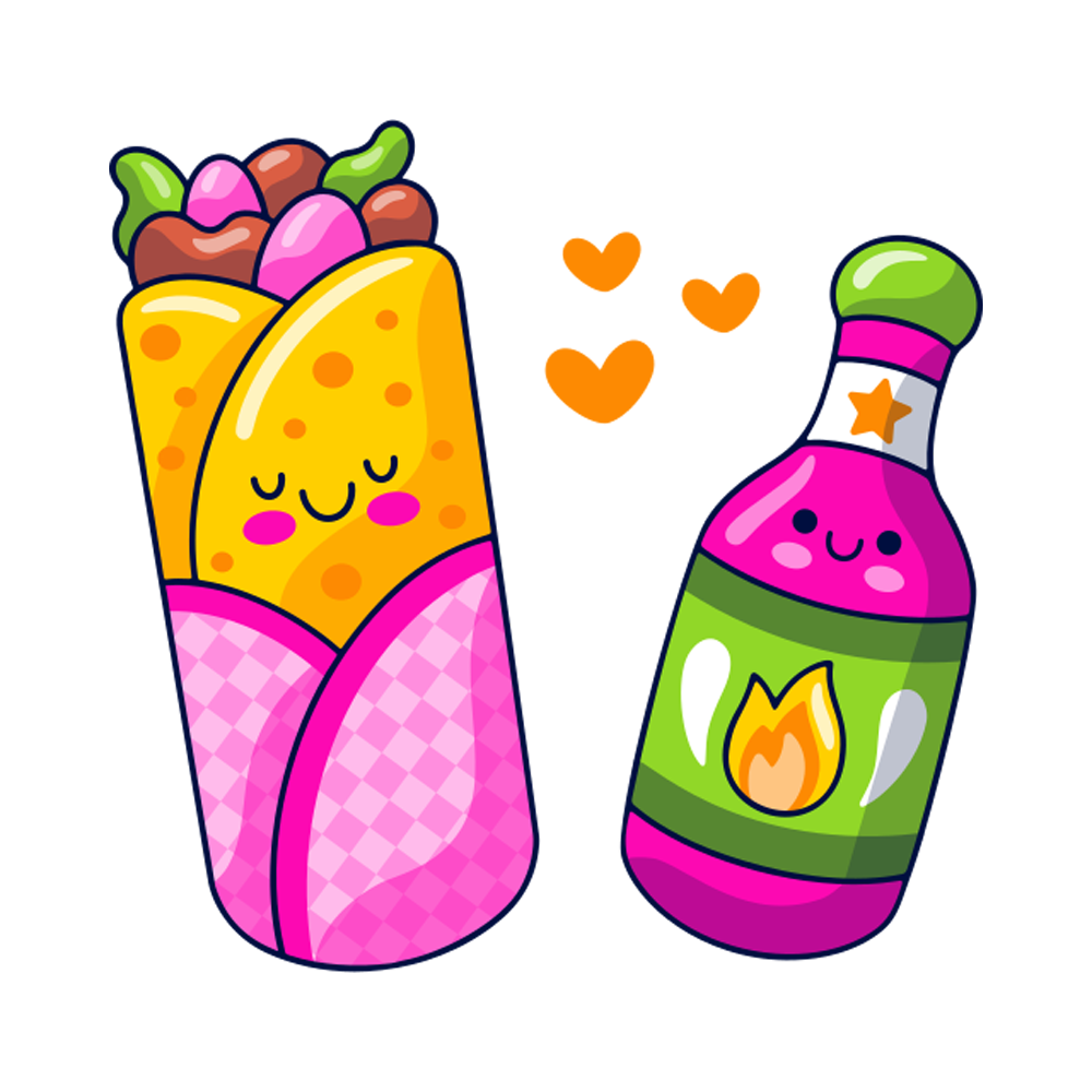 Burrito Free Sticker Transparent Picture