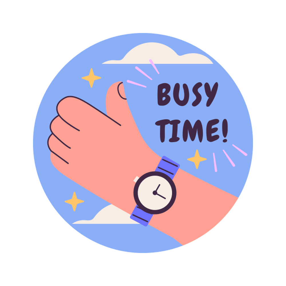 Busy Free Sticker Transparent Gallery