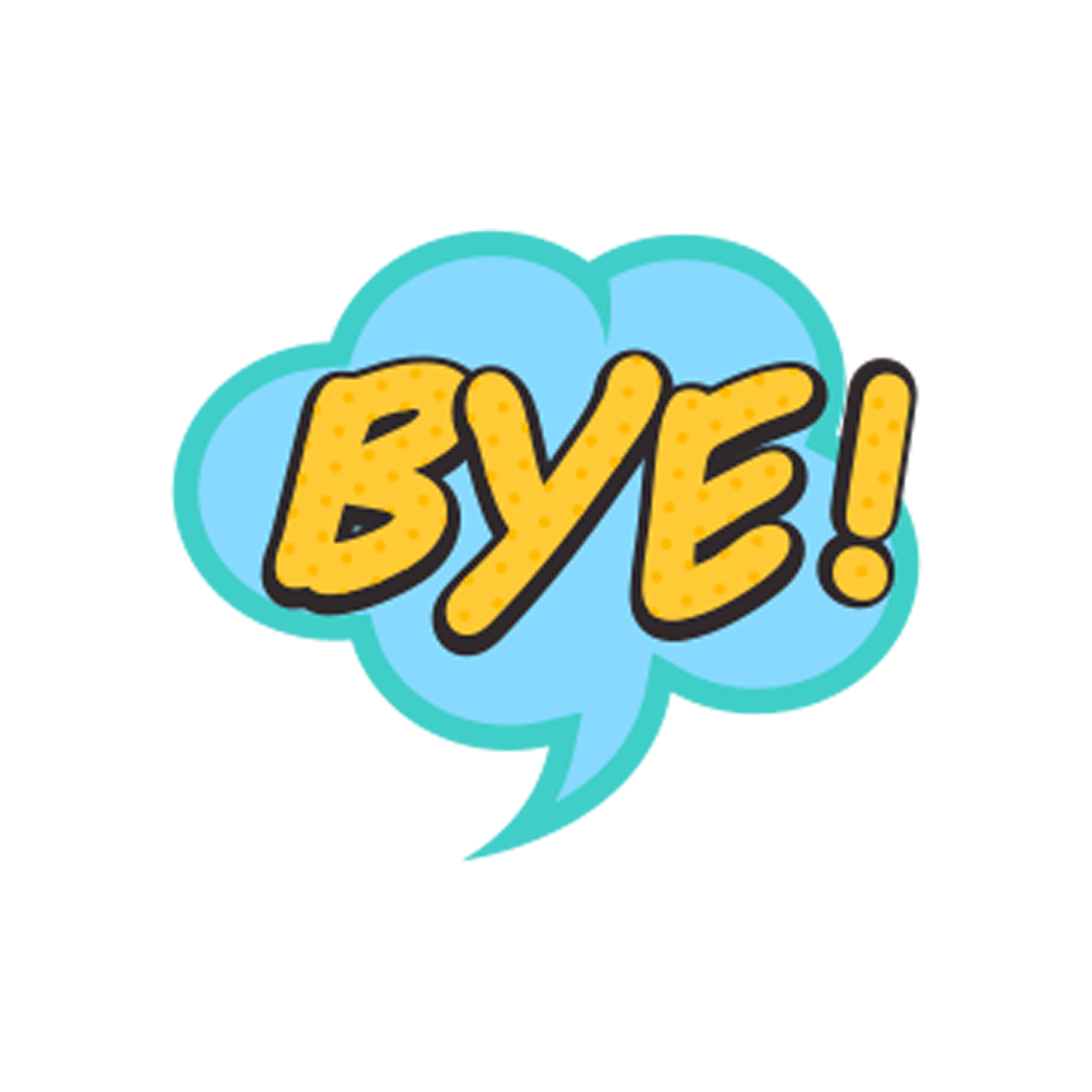 Bye Free Sticker Transparent Photo