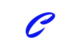 C Alphabet Blue PNG