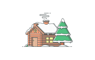 Cabin Free Sticker PNG