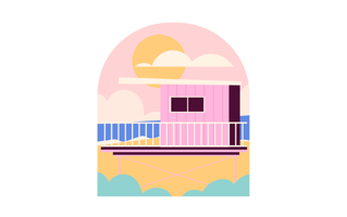 Cabin Sticker PNG