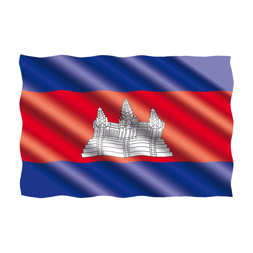 Cambodia Flag Transparent Clipart