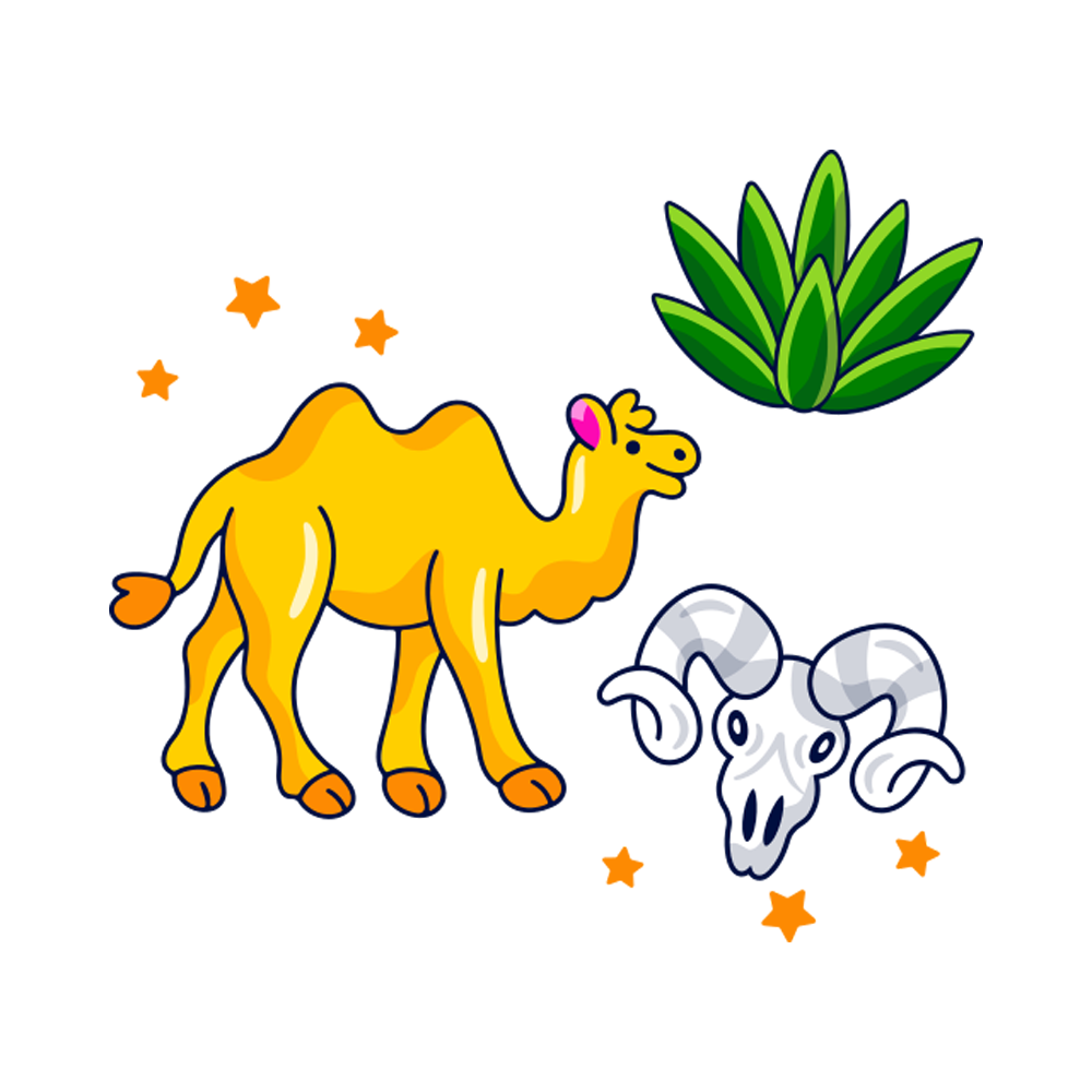 Camel Free Sticker Transparent Clipart