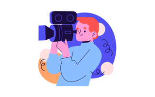 Cameraman Free Sticker PNG