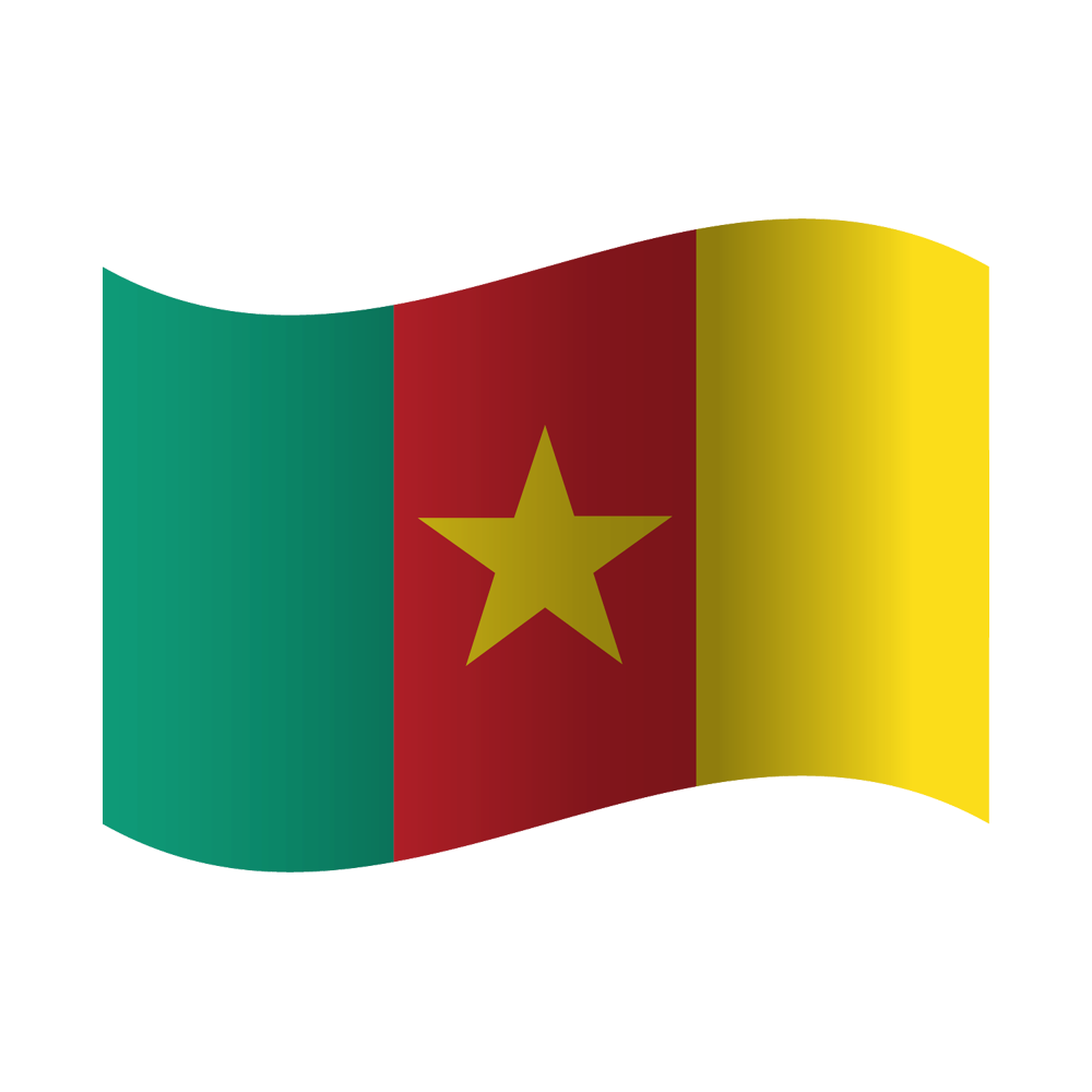 Cameroon Flag Transparent Clipart