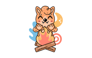 Campfire Free Sticker PNG