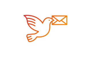 Carrier Pigeon Sticker PNG