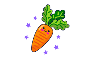 Carrot Free Sticker PNG
